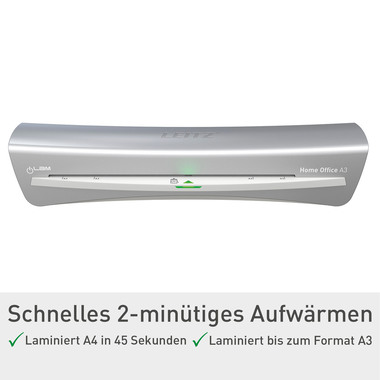 LEITZ Plastificatrice iLAM Office A3 74400089 grigio