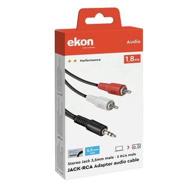 Audiokabel Klinke und RCA | Ekon