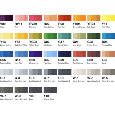 COPIC Marker Sketch 21075158 Set, 36 Stück