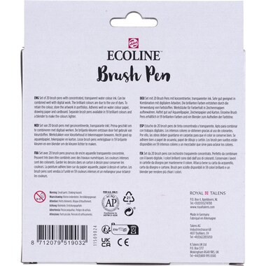 TALENS Ecoline Brush Pen Set 11509024 ass. 20 Stück