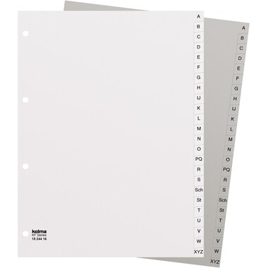 KOLMA Registro KolmaFlex A4 18.244.16 bianco A-Z 24 pzi.