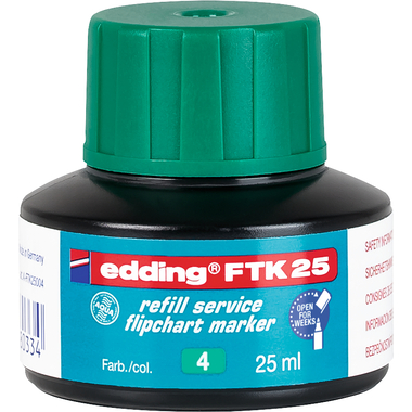 EDDING Nachfülltusche FTK25 25ml FTK-25-004 grün