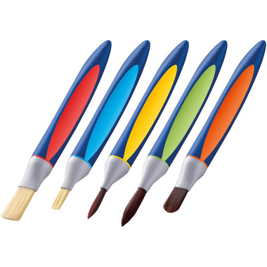 PELIKAN Set Pinceau Griffix 700733 5 pcs. 5 couleurs