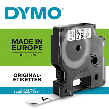 DYMO Nastro D1 nero/bianco S0720530 12mm/7m