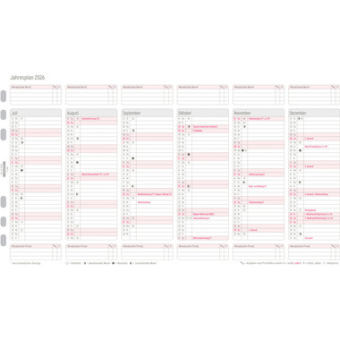CHRONOPLAN Pianific. annuale 2026 50276Z.26 6M/1P A5
