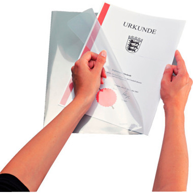 LEITZ Cartelline Premium A4 41530003 trasp., 0,15mm 100 pezzi