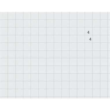 INGOLD-BIWA Schulheft A4 02.9420.44 grau, 80g 4x4mm kar. 25 Stück