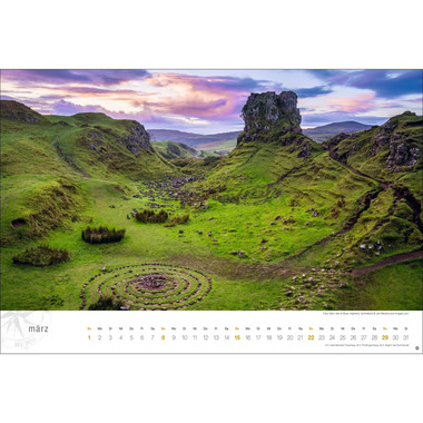 HEYE Calendario 2026 23159+26 Scozia TE 58x39cm