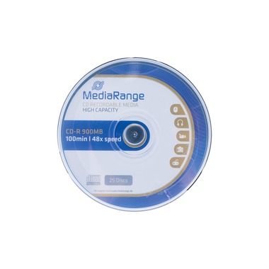 MediaRange CD-R Media 900 MB, Spindle (25 pieces)