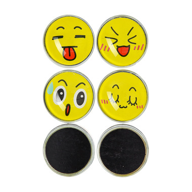 I AM CREATIVE Aimant Smiley Let`s Organize 4035.64 Verre, 30mm 6 pièces