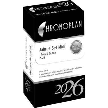 CHRONOPLAN Set annuale piano giorn. 2026 50536Z.26 1G/1P Midi