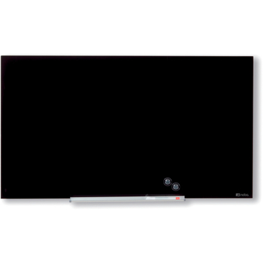 NOBO Whiteboard Premium Plus 1905179 Glas, schwarz, magn. 677x381mm