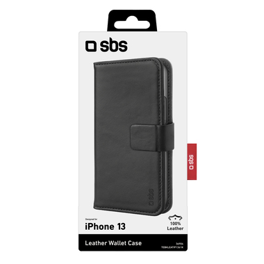Housse en cuir véritable pour iPhone 13 | SBS