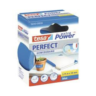 TESA Extra Power Perfect 2.75mx38mm 563430003 Gewebeband. blau