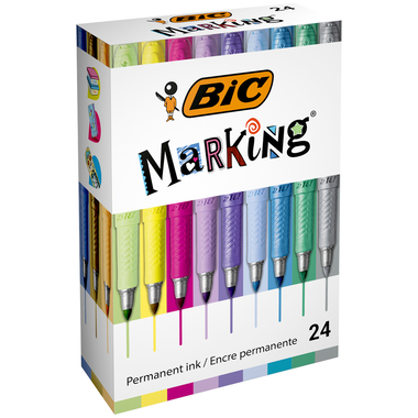 BIC Marking Set 992731 24 pcs., ass.