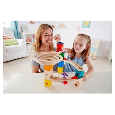Hape Marble Run Quadrilla Super Spiral Castle & Final Sprint