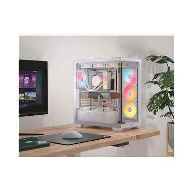 Corsair Case per PC 3500X RS-R ARGB Bianco