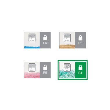 LEITZ Aktenvernichter IQ Office 8099-00-00 P4, 12 Blatt sehr leise