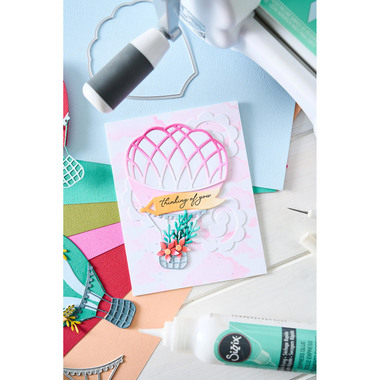 SIZZIX Stanzformen 666834 Floating Fancy 15 Stück