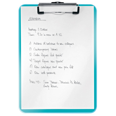 LEITZ Porte-bloc WOW PS A4 39710051 bleu glacier 80 flls.