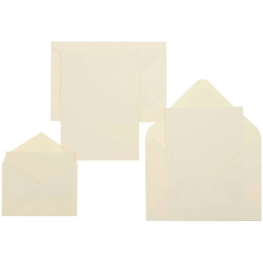 RICO DESIGN Kartenset Basic B6 99010.08.15 elfenbein 30 Stück