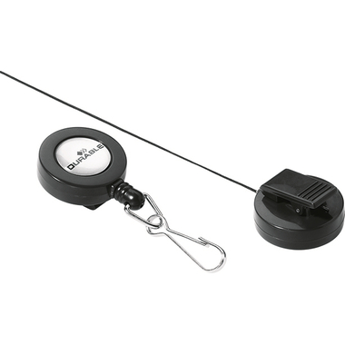 DURABLE Ausweiskarten-Halter 822158 10 Stück mit Federhaken