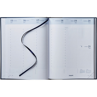 BREPOLS Agenda Timing Lima 2026 0.137.1256 1W/2S bordeaux 17.1x22cm