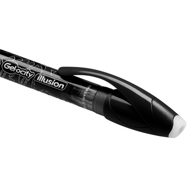 BIC Gel-ocity Illusion 0.3mm 943441 noir, erasable
