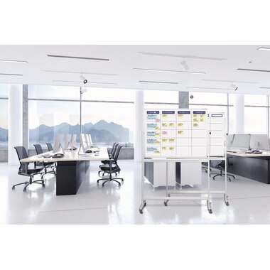 MAGNETOPLAN SCRUM Board 1200x900mm 1240499 Standard mobil acc. incl.