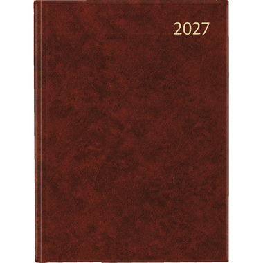 AURORA Agenda Florence Business 2027 2915R 1W/2S bordeaux ML 17.5x22.5cm
