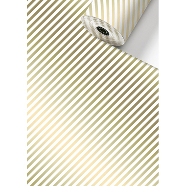 STEWO Geschenkpapier Stribe 2523596780 gold 0.7x250m