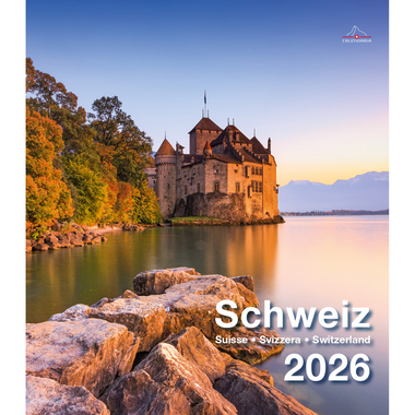 CALENDARIA Bildkalender 2026 9783036205359 Schweiz ML 21x24cm