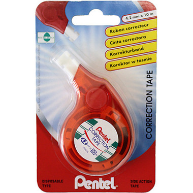 PENTEL Roller de correction XZTN14BW 4,2mmx10m blanc