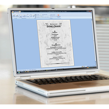 SIGEL Design-Papier A4 DP183 90g, Marmor 25 Blatt