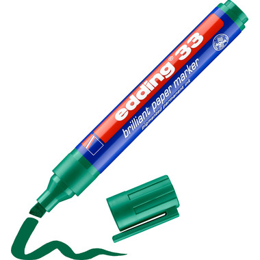 EDDING Marqueur permanent 33 33-4 vert