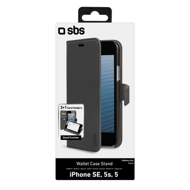 Custodia book con funzione stand per iPhone SE/5S/5
