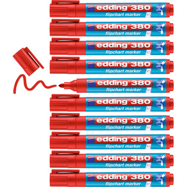 EDDING Flipchart Marker 380 1,5-3mm 380-2 rosso