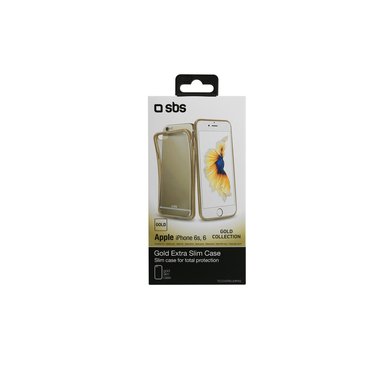 Schutzhülle Extra Slim Gold Collection für iPhone 6/6S