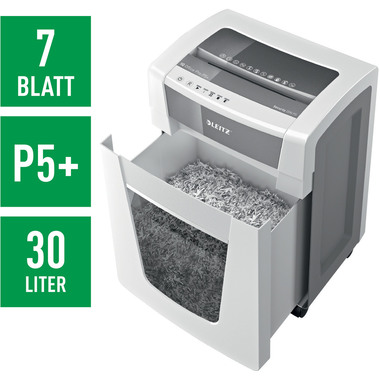 LEITZ Aktenvernichter IQ 8004-20-00 Office Pro, P-5+, 30lt