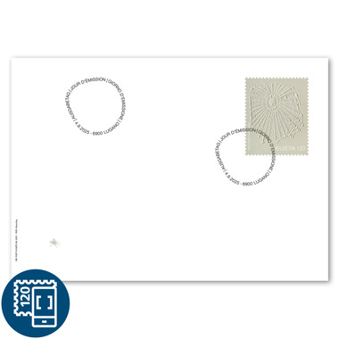 First-day cover «Swiss Post’s commitment to art»
