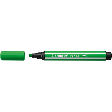 STABILO Stylo Fibre 68 MAX 2+5mm 768/43 vert feuilles