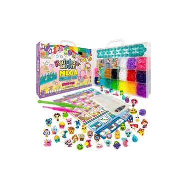 BANDAI Kits de bricolage Rainbow Loom Mega Combo Set – Loomi-Pals