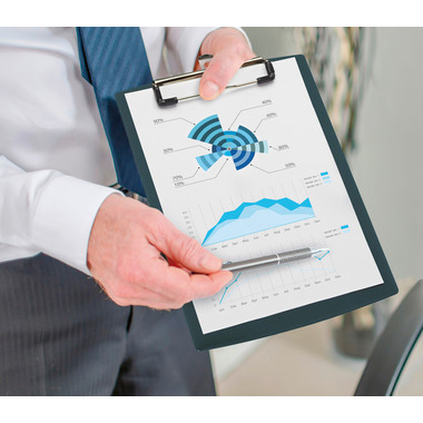 MAUL Sous-main A5 1.99 noir PP portraît