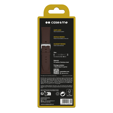 Strap for Apple Watch in premium material | case&me