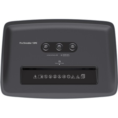 HP Aktenvernichter 10MC 2812 schwarz