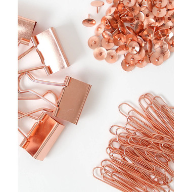 I AM CREATIVE Clip Set Let`s Organize 4035.25 rosegold 208-teilig