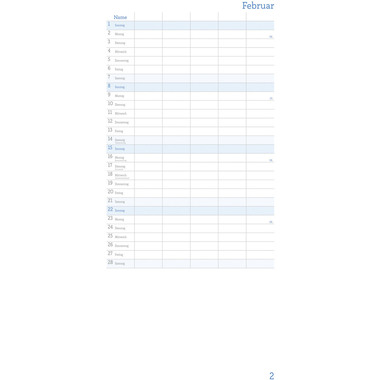 HEYE Familienpl.Selbstgestalt. 2026 20527+26 1M/1S DE 5 Spalten 21x45cm
