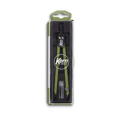 KERN Compas SCOLA pastel 13.5cm 410 300mm, vert