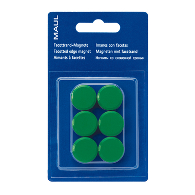 MAUL Calamita 20mm 6176255 verde 6 pezzi