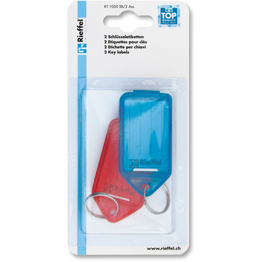 RIEFFEL SWITZERLAND Plaques clés KT 1050 SB/2 ASS. 53x31mm 2 pcs.